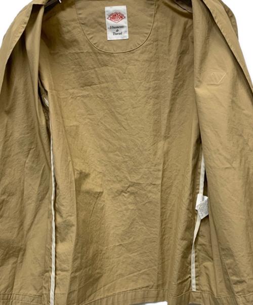 DANTON（ダントン）DANTON (ダントン) ノーカラージャケット カーキ サイズ:34の古着・服飾アイテム