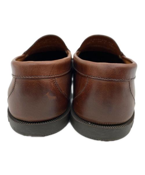 G.H.BASS&CO.（ジー・エイチ・バス・コー）G.H.BASS&CO. (ジー・エイチ・バス・コー) Boater Logan Pull Up コインローファー ブラウン サイズ:US 8の古着・服飾アイテム