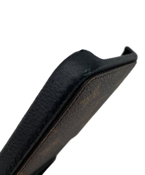 LOUIS VUITTON（ルイ ヴィトン）LOUIS VUITTON (ルイ ヴィトン) iPhoneバンパー 14 Pro MAX ブラック×ブラウンの古着・服飾アイテム