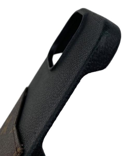 LOUIS VUITTON（ルイ ヴィトン）LOUIS VUITTON (ルイ ヴィトン) iPhoneバンパー 14 Pro MAX ブラック×ブラウンの古着・服飾アイテム