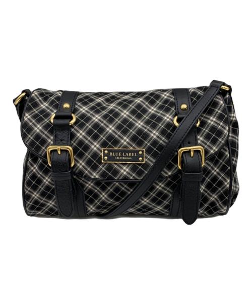BLUE LABEL CRESTBRIDGE（ブルーレーベルクレストブリッジ）BLUE LABEL CRESTBRIDGE (ブルーレーベルクレストブリッジ) ショルダーバッグ ブラックの古着・服飾アイテム