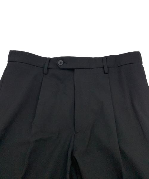 BEAUTY&YOUTH（ビューティーアンドユース）BEAUTY&YOUTH (ビューティーアンドユース) 1プリーツ イージー スラックス ‐ストレッチ‐ ブラック サイズ:Lの古着・服飾アイテム