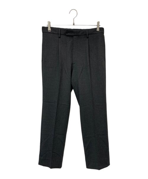 BEAUTY&YOUTH（ビューティーアンドユース）BEAUTY&YOUTH (ビューティーアンドユース) 1プリーツ イージー スラックス ‐ストレッチ‐ グレー サイズ:Lの古着・服飾アイテム