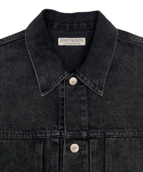 BEAUTY&YOUTH（ビューティーアンドユース）BEAUTY&YOUTH (ビューティーアンドユース) ST/BIO ブラック デニム ジャケット ブラック サイズ:Lの古着・服飾アイテム