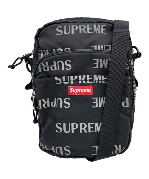 SUPREME（シュプリーム）SUPREME (シュプリーム) 3M Reflective Repeat Shoulder Bag ブラックの古着・服飾アイテム