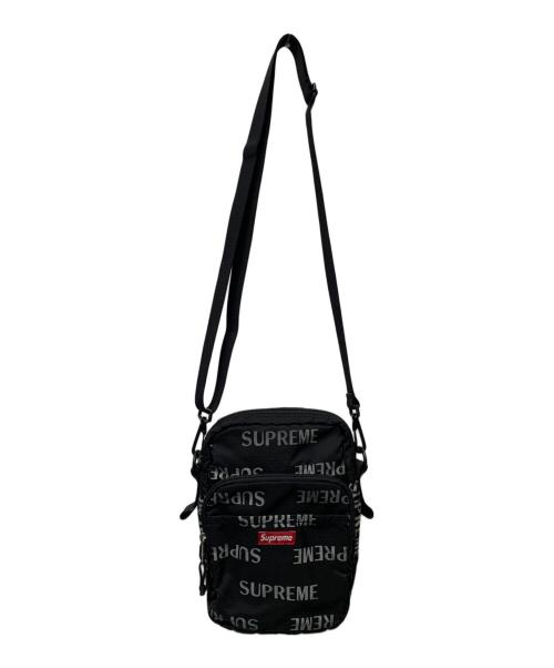 SUPREME（シュプリーム）SUPREME (シュプリーム) 3M Reflective Repeat Shoulder Bag ブラックの古着・服飾アイテム