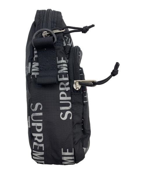 SUPREME（シュプリーム）SUPREME (シュプリーム) 3M Reflective Repeat Shoulder Bag ブラックの古着・服飾アイテム