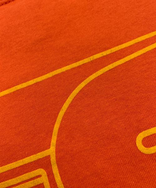 GOODENOUGH（グッドグリーフ）GOODENOUGH (グッドイナフ) プリントTシャツ オレンジ サイズ:Sの古着・服飾アイテム