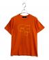 GOODENOUGH（グッドイナフ）の古着「プリントTシャツ」｜オレンジ