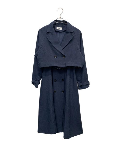 AZUL by moussy（アズールバイマウジー）AZUL by moussy (アズールバイマウジー) マルチWAYトレンチコート ネイビー サイズ:FREEの古着・服飾アイテム