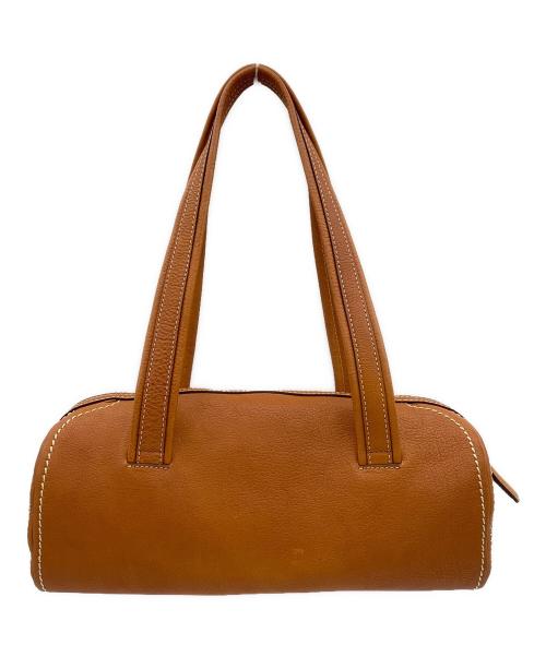 土屋鞄（ツチヤカバン）土屋鞄 (ツチヤカバン) オイルヌメロールミニボストン ブラウンの古着・服飾アイテム