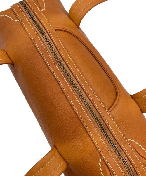 土屋鞄（ツチヤカバン）土屋鞄 (ツチヤカバン) オイルヌメロールミニボストン ブラウンの古着・服飾アイテム