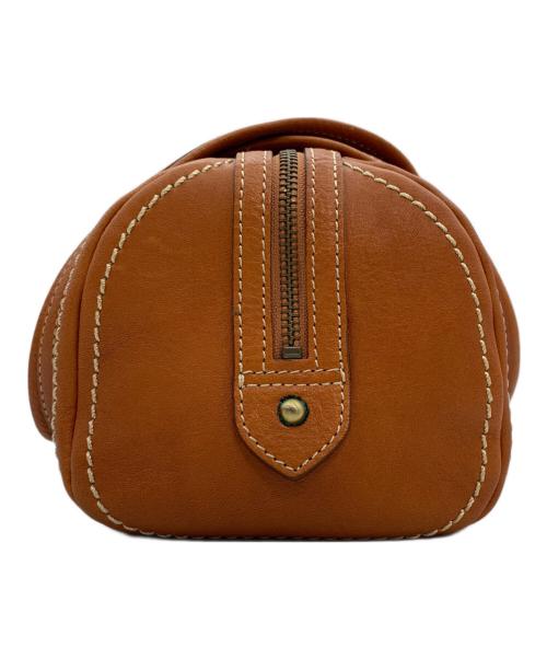 土屋鞄（ツチヤカバン）土屋鞄 (ツチヤカバン) オイルヌメロールミニボストン ブラウンの古着・服飾アイテム