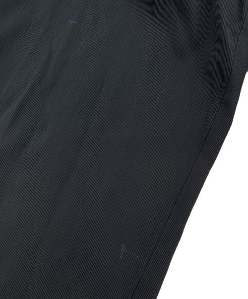 BACCA（バッカ）BACCA (バッカ) コットンピケタックワイドパンツ ブラック サイズ:36の古着・服飾アイテム