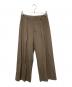AKIRA NAKA（アキラナカ）の古着「タックワイドパンツ」｜ブラウン