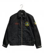 X-LARGEエクストララージ）の古着「PEACE SQUAD VIETNAM JACKET」｜ブラック