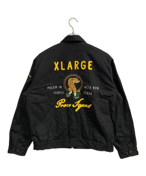 X-LARGE（エクストララージ）X-LARGE (エクストララージ) PEACE SQUAD VIETNAM JACKET ブラック サイズ:Lの古着・服飾アイテム