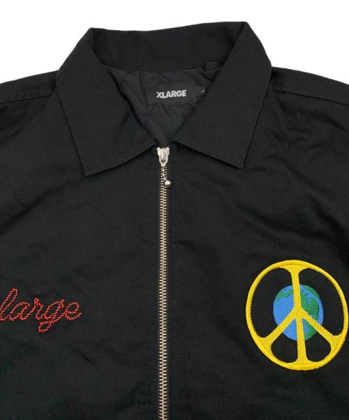 X-LARGE（エクストララージ）X-LARGE (エクストララージ) PEACE SQUAD VIETNAM JACKET ブラック サイズ:Lの古着・服飾アイテム