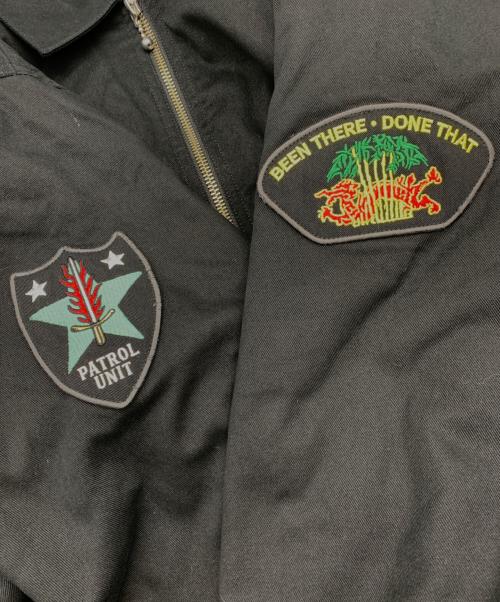 X-LARGE（エクストララージ）X-LARGE (エクストララージ) PEACE SQUAD VIETNAM JACKET ブラック サイズ:Lの古着・服飾アイテム