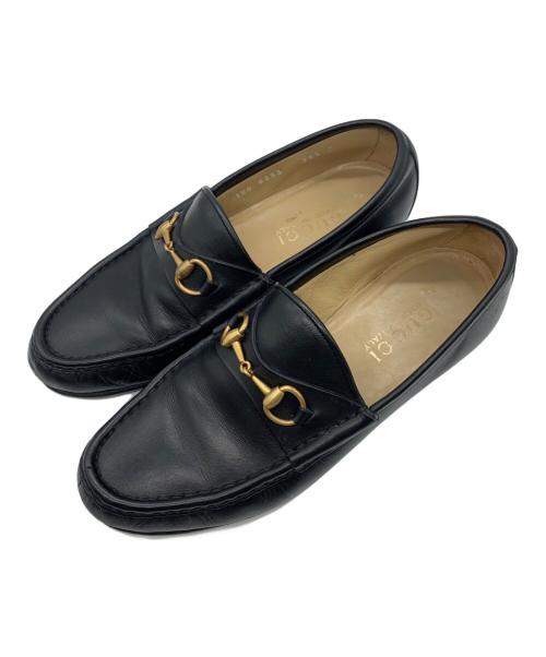 GUCCI（グッチ）GUCCI (グッチ) ビットローファー ブラック サイズ:35 1/2の古着・服飾アイテム