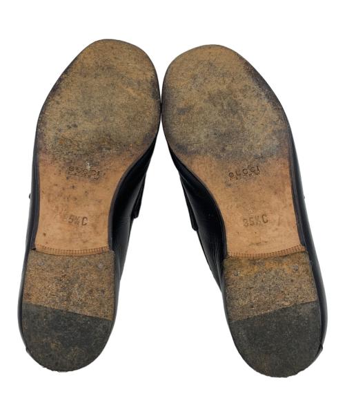 GUCCI（グッチ）GUCCI (グッチ) ビットローファー ブラック サイズ:35 1/2の古着・服飾アイテム