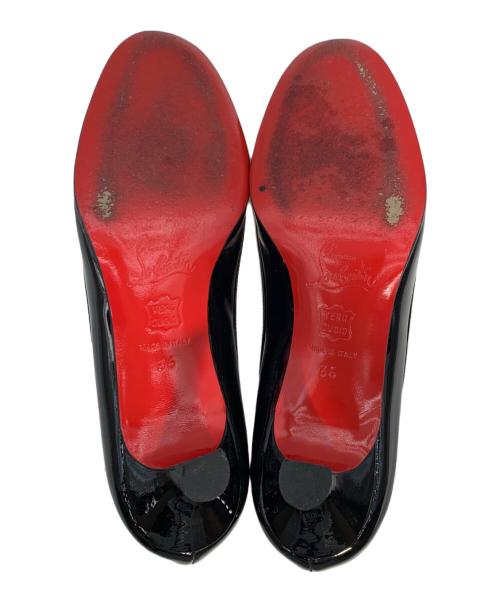 Christian Louboutin（クリスチャン・ルブタン）Christian Louboutin (クリスチャン・ルブタン) marcia balla エナメルパンプス ブラック サイズ:36の古着・服飾アイテム