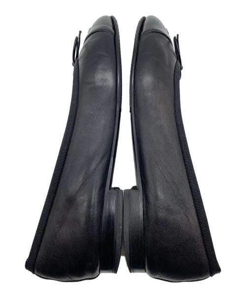 CHANEL（シャネル）CHANEL (シャネル) ココマーク切替パンプス ブラック サイズ:36Cの古着・服飾アイテム