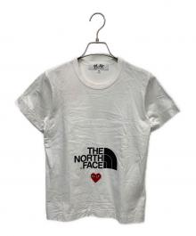 PLAY COMME des GARCONS×THE NORTH FACE（プレイコムデギャルソン×ザ ノース フェイス）の古着「半袖Tシャツ」｜ホワイト