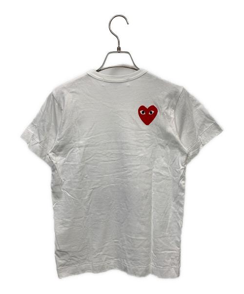 PLAY COMME des GARCONS（プレイコムデギャルソン）PLAY COMME des GARCONS (プレイ コムデギャルソン) THE NORTH FACE (ザ ノース フェイス) 半袖Tシャツ ホワイト サイズ:Mの古着・服飾アイテム