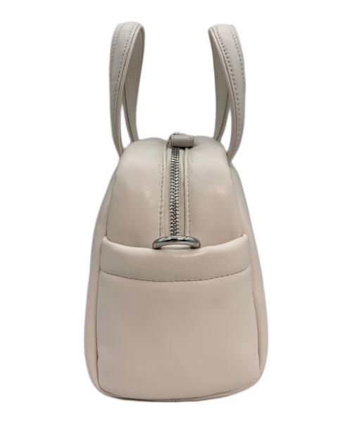 Kate Spade（ケイトスペード）Kate Spade (ケイトスペード) パフド レザー サッチェル アイボリーの古着・服飾アイテム