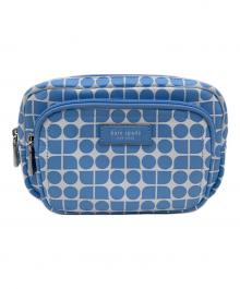 Kate Spade（ケイトスペード）の古着「ベルトバッグ」｜ブルー×ホワイト