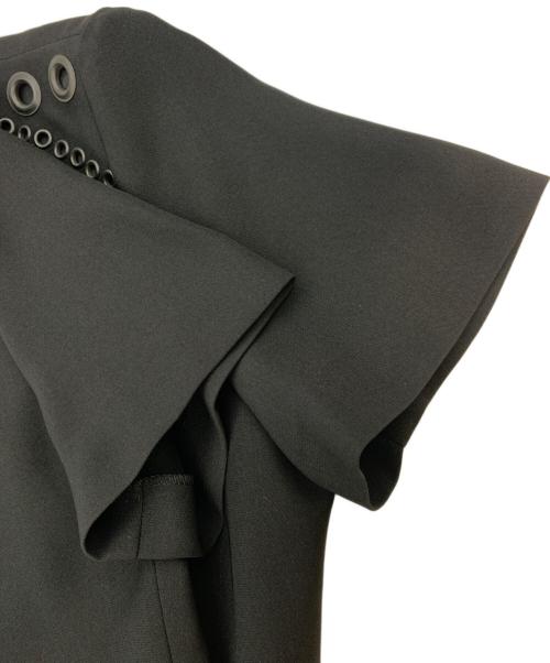 GIVENCHY（ジバンシィ）GIVENCHY (ジバンシィ) 膝丈ハトメワンピース ブラック サイズ:42の古着・服飾アイテム