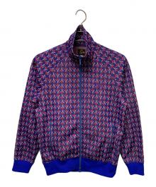 Needles（ニードルズ）の古着「JACQUARD TRACK JACKET」｜ブルー