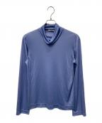 CELINEセリーヌ）の古着「ハイネックカットソー」｜スカイブルー