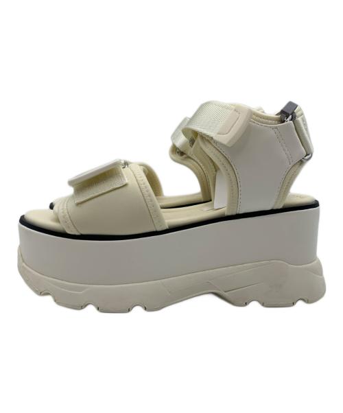 Snidel（スナイデル）Snidel (スナイデル) スニーカーソールサンダル アイボリー サイズ:Sの古着・服飾アイテム