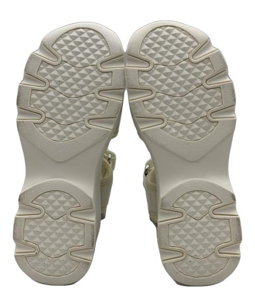 Snidel（スナイデル）Snidel (スナイデル) スニーカーソールサンダル アイボリー サイズ:Sの古着・服飾アイテム