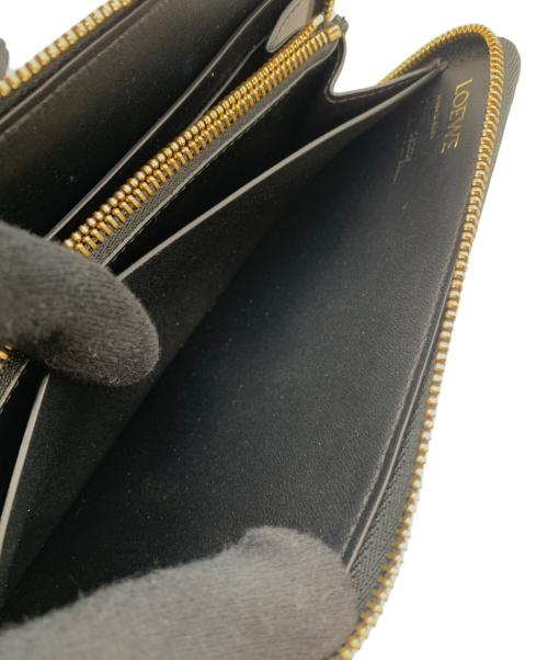 LOEWE（ロエベ）LOEWE (ロエベ) リピートジップアラウンドウォレット ブラックの古着・服飾アイテム