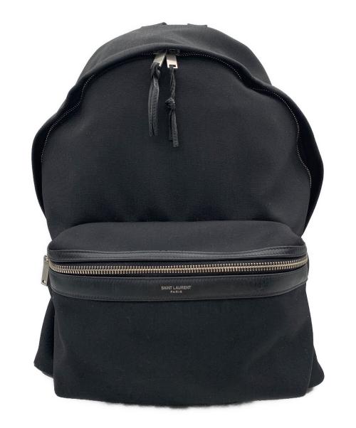 Saint Laurent Paris（サンローランパリ）Saint Laurent Paris (サンローランパリ) クラシック ハンター バックパック ブラックの古着・服飾アイテム