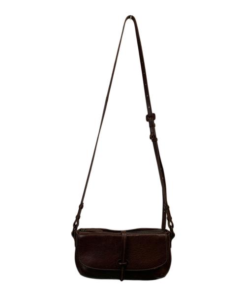 genten（ゲンテン）genten (ゲンテン) レザーショルダーバッグ ブラウンの古着・服飾アイテム