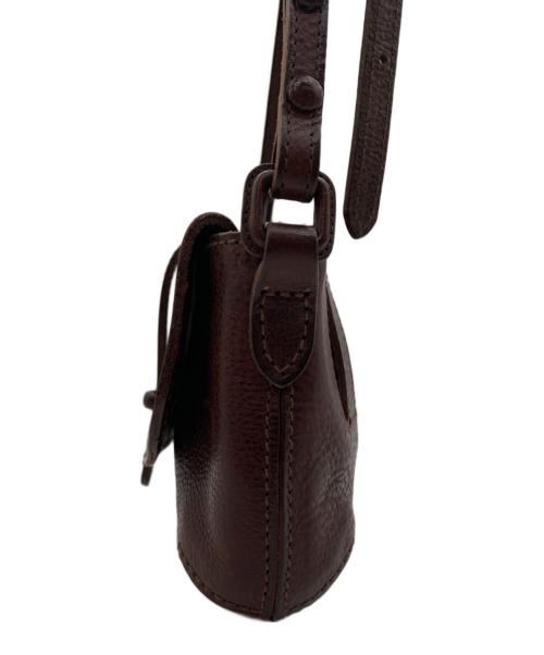 genten（ゲンテン）genten (ゲンテン) レザーショルダーバッグ ブラウンの古着・服飾アイテム