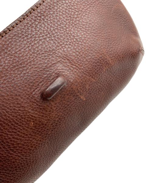 genten（ゲンテン）genten (ゲンテン) レザーショルダーバッグ ブラウンの古着・服飾アイテム