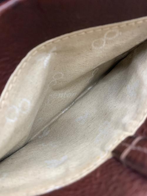 genten（ゲンテン）genten (ゲンテン) レザーショルダーバッグ ブラウンの古着・服飾アイテム