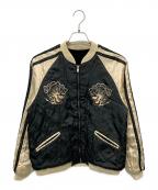 馬師努馬師努）の古着「リバーシブルスカジャン」｜ブラック