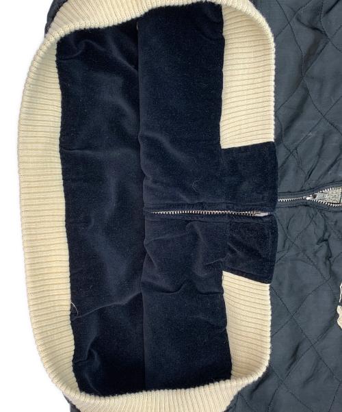 馬師努（馬師努）馬師努 (馬師努) リバーシブルスカジャン ブラック サイズ:Sの古着・服飾アイテム