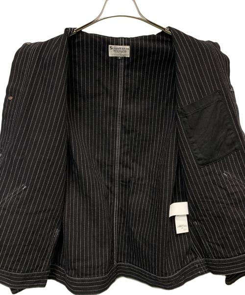 Schott（ショット）Schott (ショット) オールドヒッコリーデニムジャケット ブラック サイズ:Mの古着・服飾アイテム