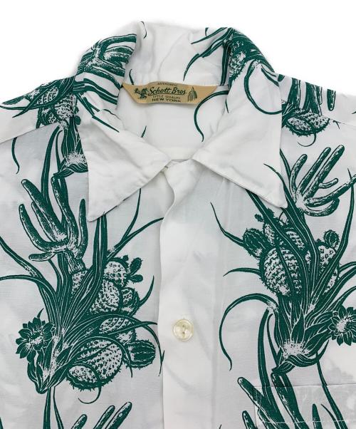 Schott（ショット）Schott (ショット) レーヨンシャツ ホワイト サイズ:Mの古着・服飾アイテム