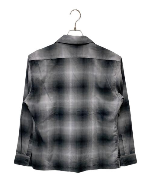Schott（ショット）Schott (ショット) オンブレチェックシャツ グレー サイズ:Mの古着・服飾アイテム