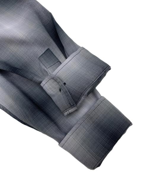 Schott（ショット）Schott (ショット) オンブレチェックシャツ グレー サイズ:Mの古着・服飾アイテム
