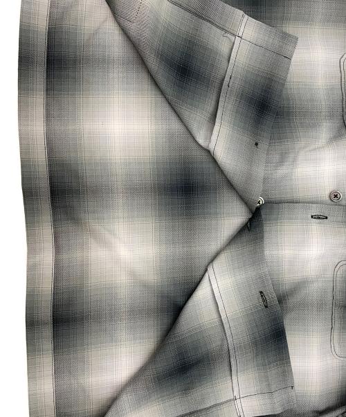 Schott（ショット）Schott (ショット) オンブレチェックシャツ グレー サイズ:Mの古着・服飾アイテム