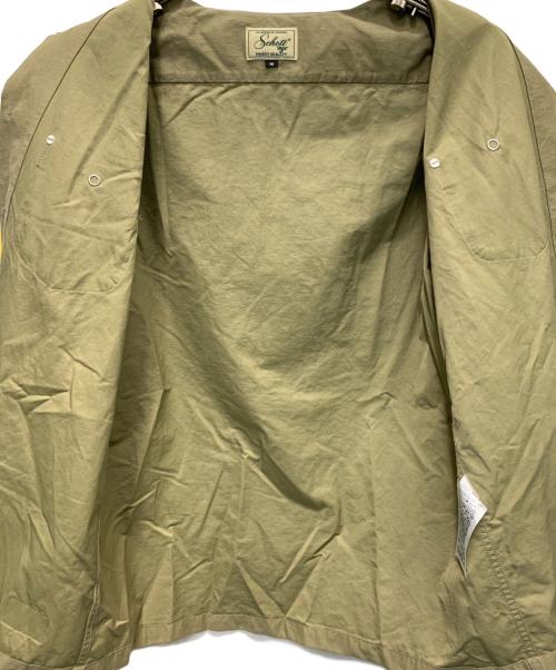 Schott（ショット）Schott (ショット) CN WORK SHIRT/ワークシャツ カーキ サイズ:Mの古着・服飾アイテム